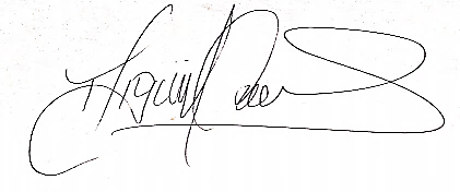 Firma de Miguel Cárdenas Saavedra